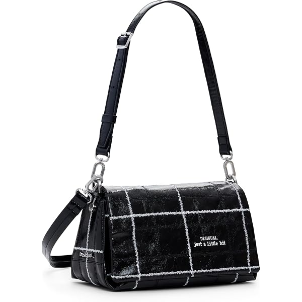 Bolso De Mano Desigual Deja VU Narbonne - Efecto Piel Grabada, Con Tira Bandolera, Diseño único Para Mujer