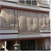 Nivemeshome 1.Sınıf Enxboy Her &Ouml;l&ccedil;&uuml; Vardır &Ccedil;izgili Balkon Perdesi Bağcıklı Gabardin Branda Kumaşı (Premium Kumaş Versiyon) Ka