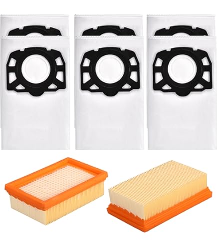 Lot De 10 Sacs D'Aspirateur Sacs Filtre Compatibles Pour Karcher 2.863