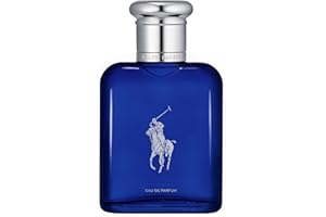 RALPH LAUREN FRAGRANCES Ralph Lauren Polo Blue Eau de Parfum, Men's Aftershave, Woody Fresh Sophisticated Scent, Intense and Energising Fragrance, Lasting Wear, Luxury Perfume for Men