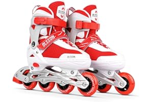 OLSSON & BROTHERS OLSSON Patines en línea niña niño Lite - Talla 28-35 - Sistema de Tamaño Ajustable - Rodamientos 608Z - chasis Resistente al Impacto - Ruedas 64/70MM - Sujeción Regulable - Homologado