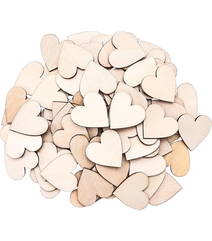 Cepewa Wunschglas Mit 100 Holzherzen – 17 X 9 Cm, Mit Schraubverschluss & Schlitz | Alternative Zum Gästebuch Für Hochzeit & Geburtstag