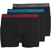 JACK &amp; JONES Jacnew WB Trunks 3 Pack Bxer Men (Pack of 3)