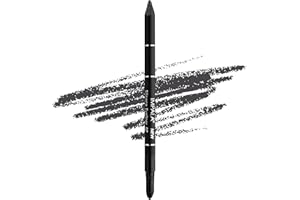 Impala - Matita Occhi Waterproof con Gomma in Silicone | 07 Nero con Glitter | Texture Cremosa Facile da Applicare | Colore Intenso, Durevole e Resistente all'Acqua