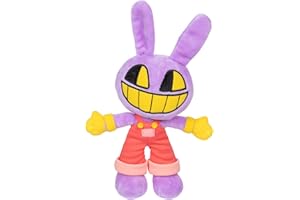 The Amazing Digital Circus Figurine Jax Deluxe en peluche, figurine de 20,3 cm fabriquée avec des matériaux de qualité supérieure, collection Caine, Pomni, Kinger, Jax et Ragatha