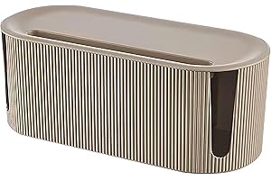 OCKYUNOO Kabelmanagement Box, Kabelbox, Steckdosenbox, Cable Management Box, Kabelboxen, Staubdichte Kabelmanagement Box, Kabelbox Im Nordischen Stil Mit Abdeckung, für Multiklinkenkabel