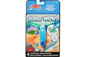 Melissa & Doug WaterWowMalblock-undervatten, flera färger