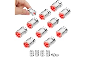 KATELUO 10 Stück Mini LED Lichter für Puppenhäuser, LED Licht Mini mit Batterie, Micro LED Licht zum Basteln, LED Minilichter, Miniatur Lichter für Vitrinen, Spielzeug Bausteine, Puppenhaus Beleuchtung