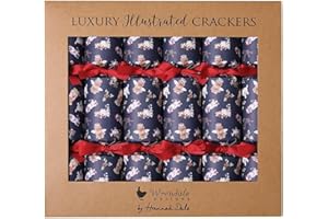 Wrendale Designs by Hannah Dale - A Pawsome Christmas - Luksusowe świąteczne krakersy - zestaw 6 sztuk