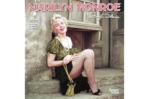 Marilyn Monroe OFFICIAL | 2024 7 x 14 Inch Monthly Mini Wall Calendar | BrownTrout | USA American Actress Celebrity