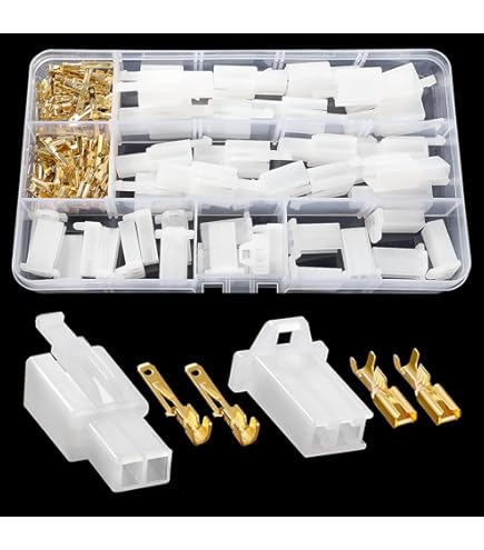 EMagTech 2X Juegos De Conectores Macho Y Hembra De 2 Pines Para Automoci¨®n 12033769 12034269 Compatible Con APTIV METRI-Pack 630 Serie