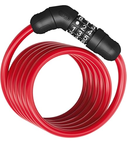 ABUS Lucchetto Bicicletta 5510C/180 Con Cavo - Livello Sicurezza 3, Nero - Foto 10