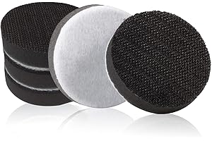 LEONTOOL Lot de 5 tampons en mousse souple sans trou pour ponceuse orbitale 50 mm