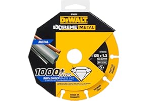 Dewalt Power Tools Dt40252 Extreme Diamond Metal Cutting Disc 125 X 22.23 X 1.3Mm