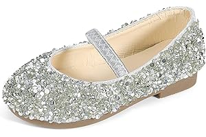 MK MATT KEELY Scarpe Principessa Bambina Ballerine Bambina Scarpe Brillantini Frozen Bimba Partito per Ragazze