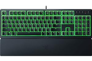 Razer Ornata V3 X - Tastiera a membrana a basso profilo Chroma RGB (interruttore ibrido a membrana, poggiapolsi ergonomico) US Layout | Nero