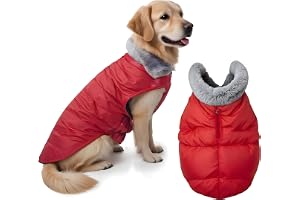 ZippyPaws Ultra Luxury Winter Jacket for Dogs - 16 Inch Size with Cozy Fur Collar (Color May Vary) - Super Warm and Stylish Canine Outerwear