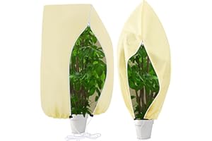 EULERYOO Hivernage Plante, 2 PCS Plantes Housse D'hivernage Housse de Protection, Sac de Protection pour Plantes, Housse de Protection pour Plantes， Housse d'hivernage pour Plantes en Pot (240 x 200cm)