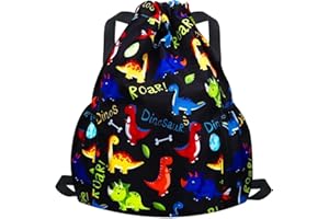 RHCPFOVR Sac à dos à cordon pour enfants - Sacs licorne pour filles Gym Dance Beach Swim Travel Bag