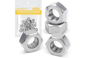 Caianwin 20Pcs M4 Dadi Esagonali Inox DIN934 304 Dadi in Acciaio Inox Per Lndustrial Costruzione Elementi Di Fissaggio