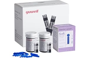 yuwell Strisce Reattive per il Glucometro 582 & 710, 50 Pezzi (Solo per yuwell Glucometro di Modello 582 & 710)