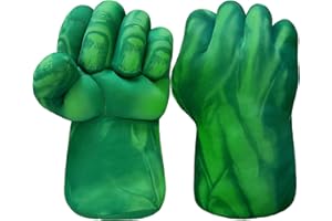 PINKYPIG Superhero Hands Kids Boxing Training Smash Gloves Big Plush Toys Green Hero Hands for Boy Girl (SAT001),Green-b,Large