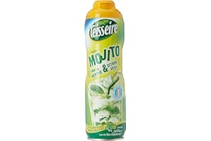Teisseire Sirop de menthe et citron vert Facon Mojito 60 cl - Lot de 3