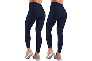Love My Fashions® Pack of 2 Women's Fleece Seamless High Waisted Leggings for Workout, Running, Tummy Control Buttery Soft Gym Yoga Stretchy Thick Pants