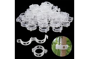 PYJLBX Clips para Plantas, 100 Piezas Tutores para Tomates Tutores para Plantas Soporte Plantas Cañas para Tomateras Tutor Plantas Tutor Tomate, Tutores para Tomateras, Clips para Plantas de Jardín
