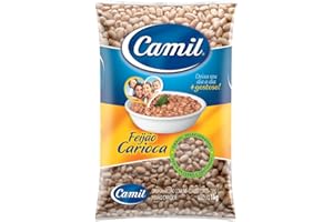 MAKINA Brown Beans from Brazil/Brazilian Beans Carioca/Famous Brazilian beans/Feijao Brasileiro tipo Carioca - Camil 1kg
