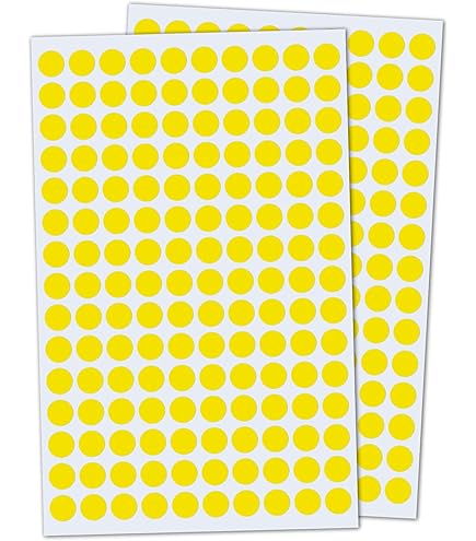 3000 Stuks - 10mm Ronde Stickers Gekleurde Stippenstickers Puntstickers Zelfklevende Etiketten - Groen