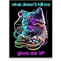 Dazzlewall Ensemble De 3 Œuvres Murales De Style Néon Sur Le Thème Du Jeu Vidéo Manettes De Jeu, Posters Décoratifs Pour Chambre D'Adolescent Garçon Ou Salle De Jeux Vidéo 30x40 Cm Sans