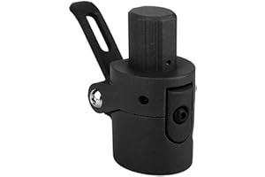 AOUTECEN Remplacement de Base de Poteau Pliant, Pièces de Rechange de Scooter électrique de Qualité Supérieure en Alliage D'aluminium de Rechange de Scooter électrique pour le Scooter électrique M365, Noir