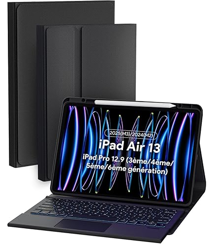 Logitech Flip Folio, étui Clavier pour iPad Pro 13 Pouces (M4) et