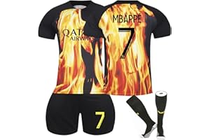 AZISEN Football Kit Tracksuits, 2023 2024 Kits for Boys Soccer Jerseys for Adult and Children Boys' Tracksuits Men's Activewear T-Shirts Shorts with Socks Sportswear Training Suit for Men and Kids