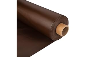DISCOUNT FABRICS LTD 5 Metre Brown, Waterproof Outdoor Canvas Fabric. 100% PU Polyurethane Fabric, 150GSM, 0.8mm Slim and 150cm Wide. UV Resistant Material, for Making deckchairs, beanbag, awnings, hammocks, and More.