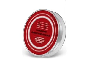 Storfisk fishing & more Ligne de bas de ligne en fluorocarbone 30 m invisible sous l'eau pour tous les types de poissons