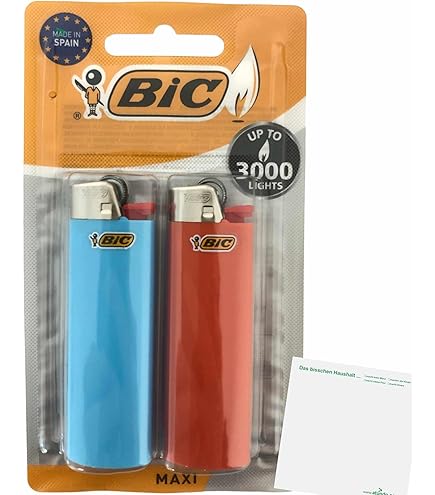 1 Lot De 5 Briquets Bic Maxi à Pierre - Au Quotidien