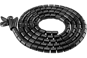 PureMounts PM-Sleeve-25 Universal Spiral Cable Wrap Very Flexible Diameter 25 mm Length 2.50 m