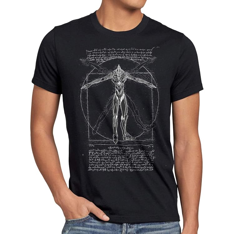 style3 EVA-02 Psycho T-Shirt da Donna Evangelion Anime Giapponese, Dimensione