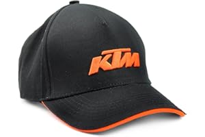 KTM Casquette Capuchon Noir – Orange avec logo taille unique (K/6583303)