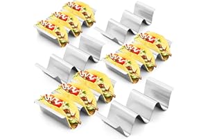 HIYAA Taco Halter, Stainless Steel, silbrig, 6 Stück