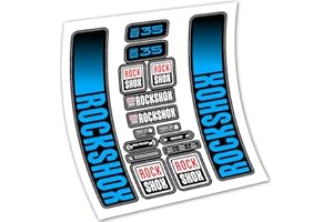 VINILOSBICI Rock Shox Recon 35 2021 Autocollants en Vinyle Adhésif Fourche (SK Bleu Celeste))
