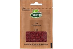 Pink Peppercorns 50g by Hatton Hill | Exquisite, Vibrant, Aromatic, and Perfect for Gourmet Cooking