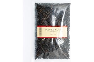 Aube-Gourmet Poivre noir entier sachet PROMO de 1Kg