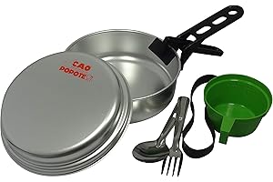 Cao Camping Popote aluminium scout pour 1 personne 1,1 L