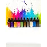 StoneChem Epoksi Bazlı Parlak Sıvı Sedefli Pigment 10 Renk X 30 gr Boya