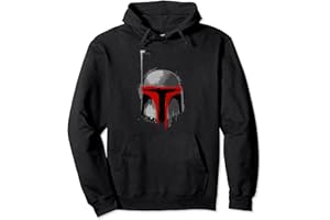 Star Wars Boba Fett Drip Paint Helmet Poster Pullover Hoodie