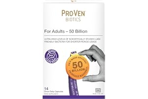 PRO-VEN Proven Probiotics Adult Acidophilus and Bifidus 50 Billion Capsules, 14-Count