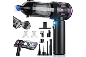 HEEBUKE Aspirateur pour Voiture, 3 réglages de Puissance d'aspiration, aspirateur Portable Compact, offrant Une Puissance d'aspiration allant jusqu'à 21 000 Pa C